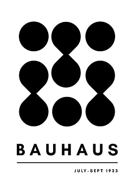 Bauhaus Poster July-Sept 1923