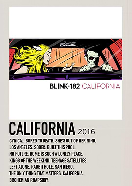 Blink-182 California Album Art
