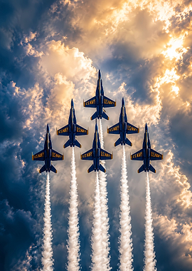 Blue Angels Formation Flying