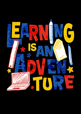 Learning is an Adventure Text Art