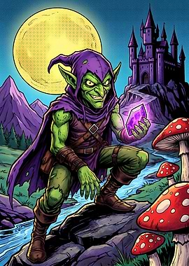Green Goblin with Crystal