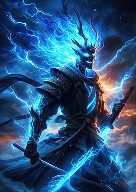 Electric Samurai Warrior