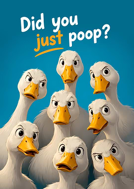 Did You Just Poop? Funny Geese