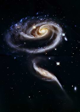 Interacting Galaxies Resembling a Rose