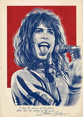 Steven Tyler Vintage Poster