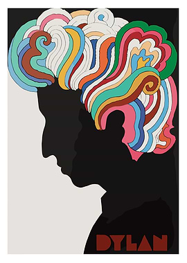 Bob Dylan Psychedelic Portrait