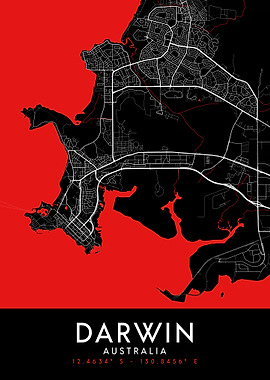 Darwin Dark Map