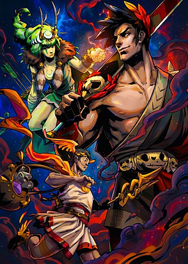 Hades Game Characters Illustration