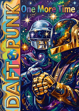 Daft Punk wpap art