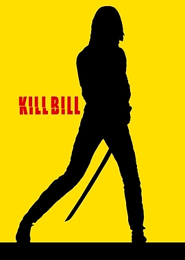 Kill Bill Silhouette Poster