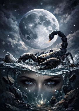 Scorpio and Moonlit Eyes