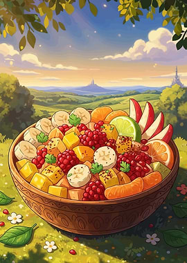 Fantasy Fruit Salad Landscape