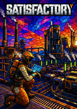 Satisfactory Game Art