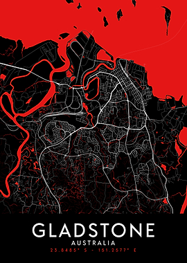 Gladstone Dark Map