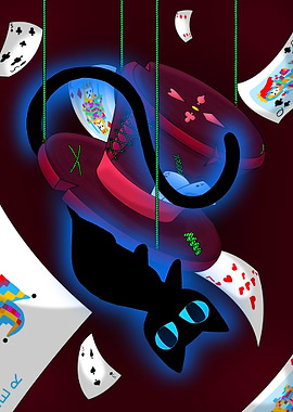 The magician cat