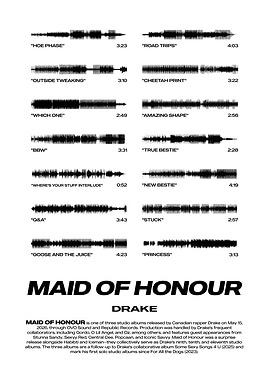 Drake's 'Maid of Honour' Album Tracklist