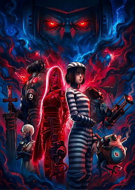 Luna Abyss Game Illustration Anime Style