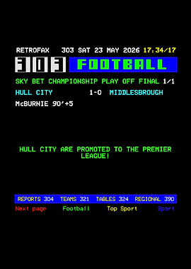 Retro Football 2026 Play Off Hull