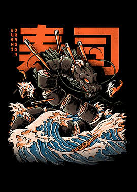 The Black Sushi Dragon