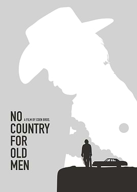 No Country for Old Men Minimalist Poster
