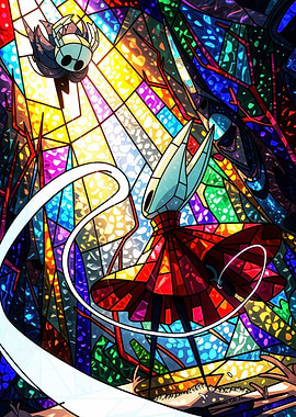 Hollow Knight Stained Glass Art