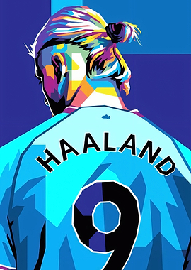 Erling Haaland Pop Art Jersey