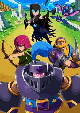 Clash of Clans Characters in Battle