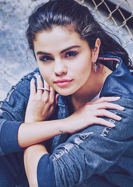 Selena Gomez in Denim Jacket