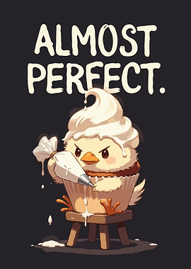 Cute Chick Decorating Cupcake