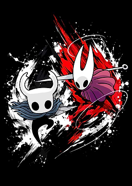 Hollow Knight and Hornet Battle