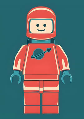 Retro Lego Astronaut