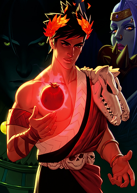 Zagreus Holding a Pomegranate