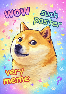 Doge Meme Poster