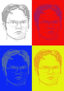Dwight Schrute ASCII Portrait