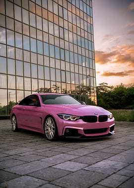 Pink BMW Coupe by Modern Building