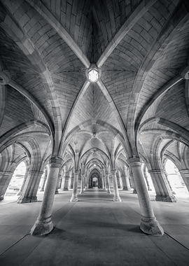 Gothic Archway Hallway - Glasgow University