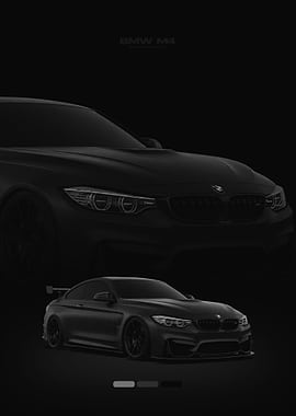 Matte Black BMW M4 Performance
