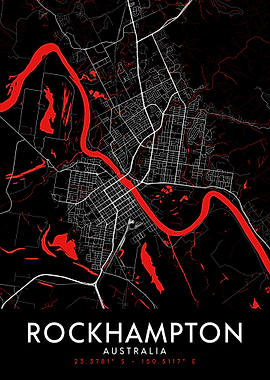 Rockhampton Dark Map