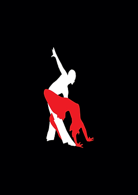 Dancing Couple Silhouette