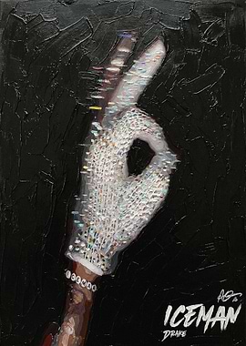 Drake Iceman Glove Painting