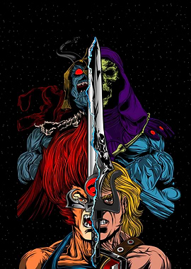 He-Man and Skeletor Masters of the Universe