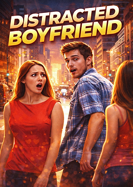 Distracted Boyfriend Meme Poster