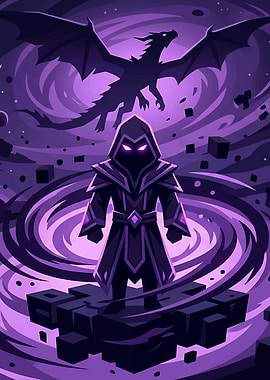 Hytale Dark Mage and Dragon