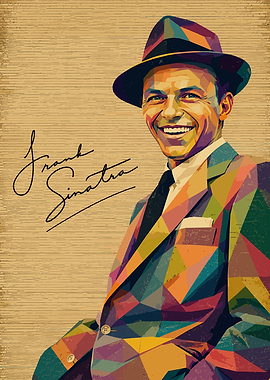 Frank Sinatra Pop Art Portrait