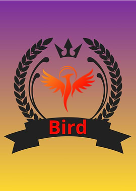 Phoenix Emblem with Text