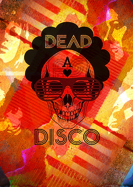 Dead Disco Skull with Sunglasses