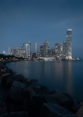 Panama City Skyline at Dusk