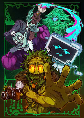 Mystical Forest Creatures and Digital Art