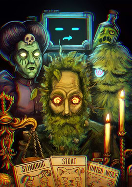 Mysterious Characters and Cards