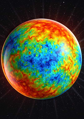 Cosmic Microwave Background Radiation Map
